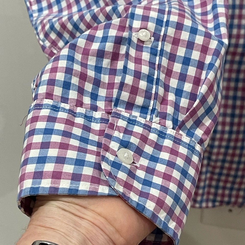 J. Crew Multicolor Checkered Button Down Shirt - image 4